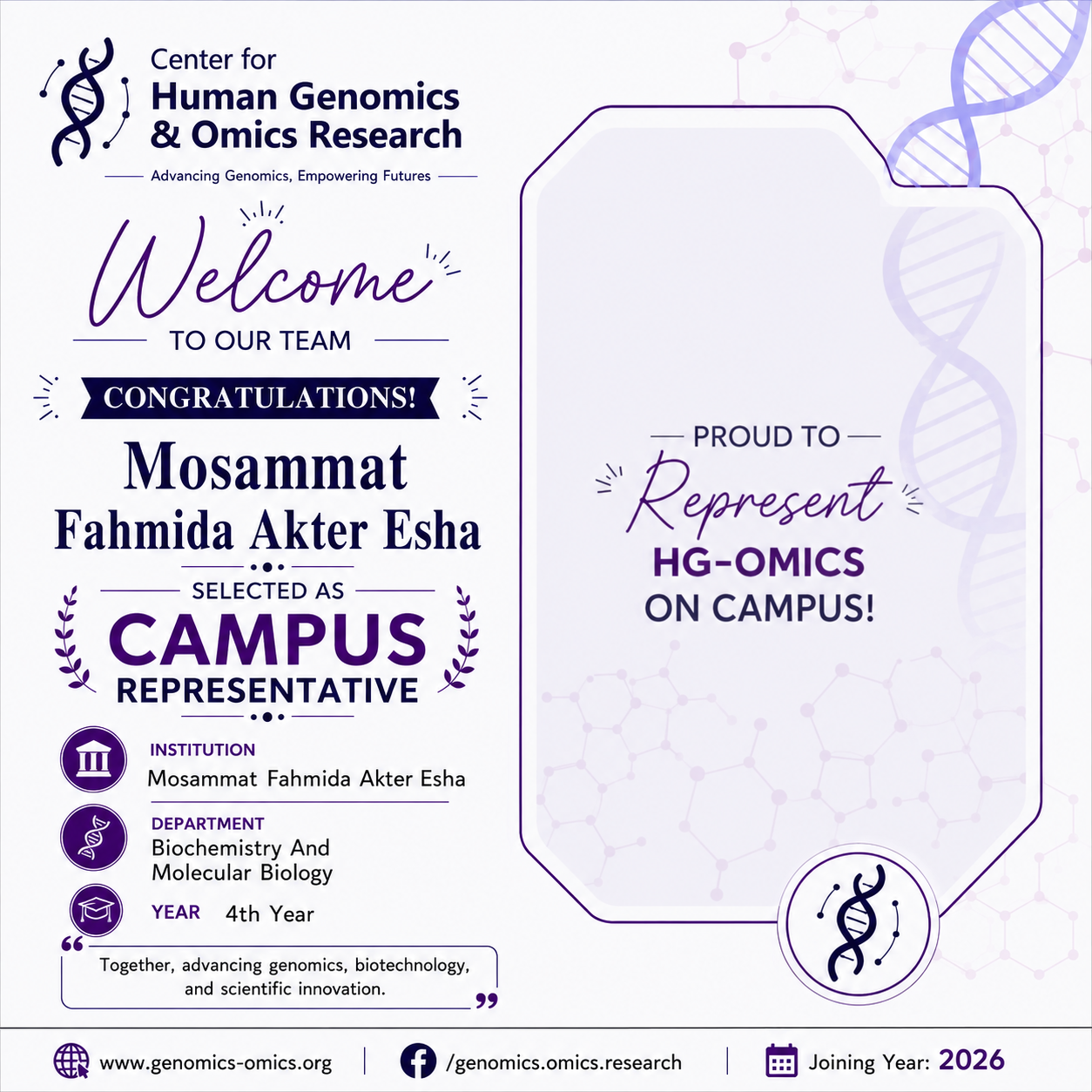 Mosammat Fahmida Akter Esha